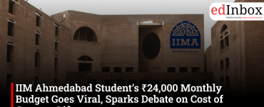 IIM Ahmedabad Student’s ₹24,000 Monthly Budget Goes Viral, Sparks Debate on Cost of Campus Life