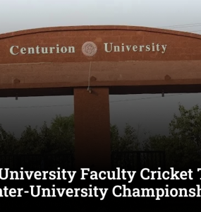 Centurion University Faculty Cricket Team Clinches Inter-University Championship