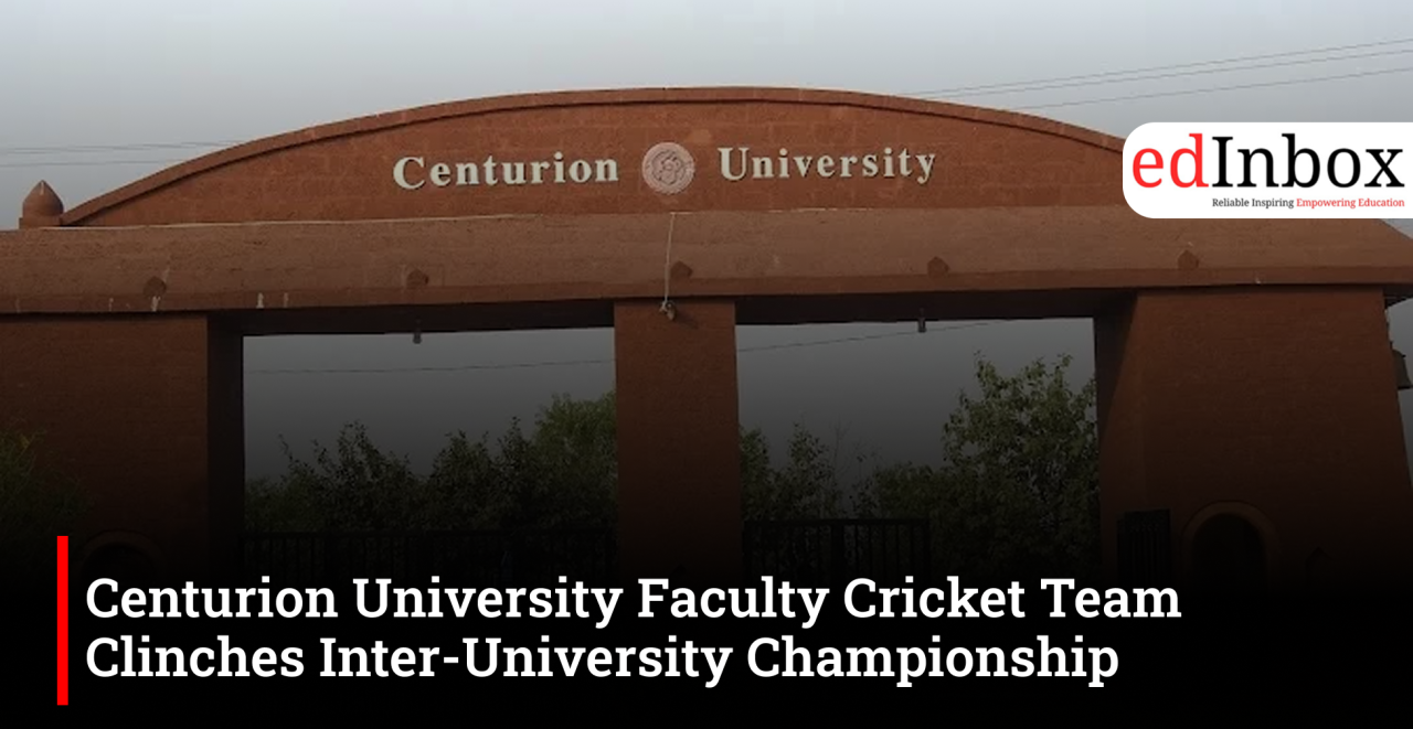 Centurion University Faculty Cricket Team Clinches Inter-University Championship 