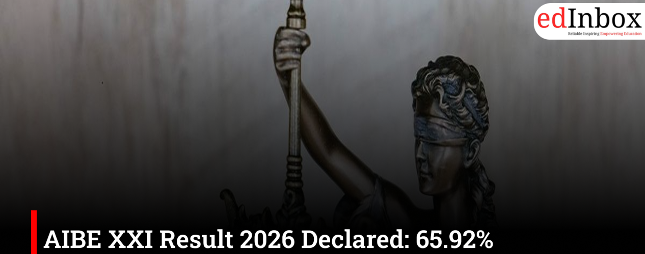 AIBE XXI Result 2026 Declared: 65.92% Candidates Qualify, Scorecards Available Online