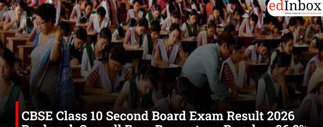 CBSE Class 10 Second Board Exam Result 2026 Declared: Overall Pass Percentage Rises to 96.8%