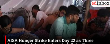 AISA Hunger Strike Enters Day 22: Neha, Ameen Amitoj and Manish Kumar Continue Fast at Jantar Mantar