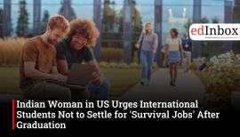 Indian woman in US advises international students to avoid getting stuck in survival jobs after graduation