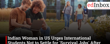 Indian woman in US advises international students to avoid getting stuck in survival jobs after graduation