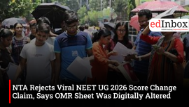 NTA rejects viral NEET UG 2026 score change claim, says OMR sheet was digitally altered and forged