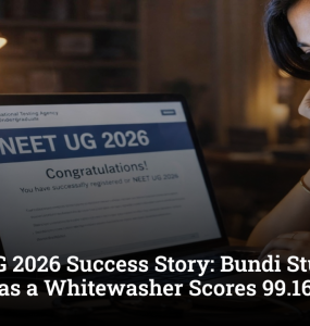 NEET UG 2026 success story: Bundi student who worked as whitewasher scores 99.16 percentile
