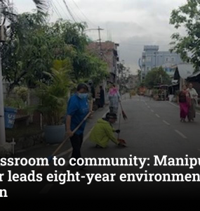 Manipur professor transforms village through eight-year environmental conservation campaign