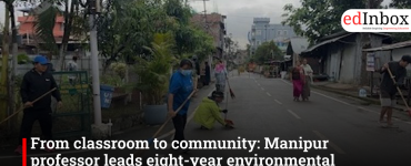 Manipur professor transforms village through eight-year environmental conservation campaign