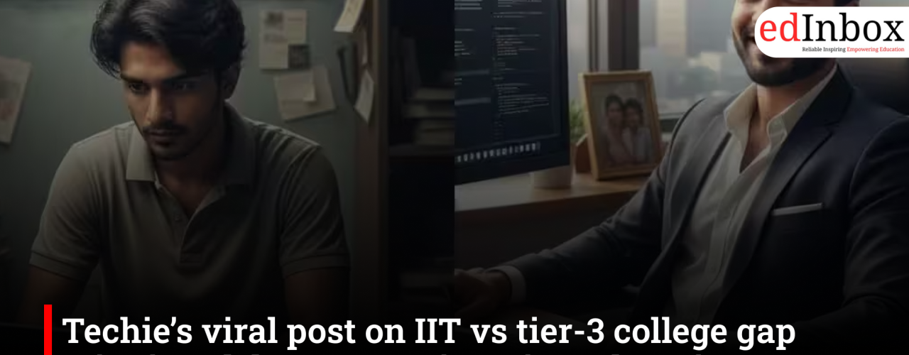 Techie’s viral post on IIT vs tier-3 college gap sparks debate on engineering education in India