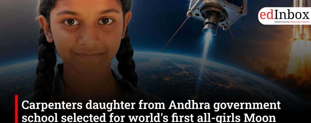 Andhra government school student joins world's first all-girls lunar mission, dreams of ISRO