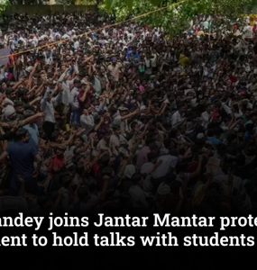 Alakh Pandey joins Jantar Mantar protest, asks government to hear students' concerns