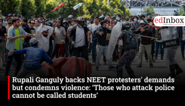 Rupali Ganguly supports NEET protesters’ demand for justice, says violence weakens movement