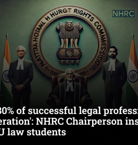 80% of successful legal professionals are first-generation lawyers, says NHRC Chairperson at DBRANLU