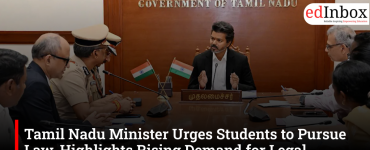 Tamil Nadu Minister Urges Students to Pursue Law, Highlights Rising Demand for Legal Professionals