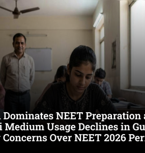 English Dominates NEET Preparation as Gujarati Medium Usage Declines in Gujarat, Raising Concerns Over NEET 2026 Performance