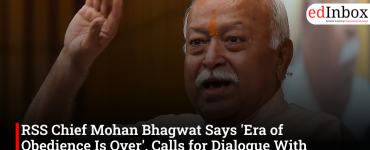 RSS Chief Mohan Bhagwat Says 'Era of Obedience Is Over', Calls for Dialogue With Youth 