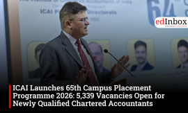 ICAI Launches 65th Campus Placement Programme 2026: 5,339 Vacancies Open for Newly Qualified Chartered Accountants