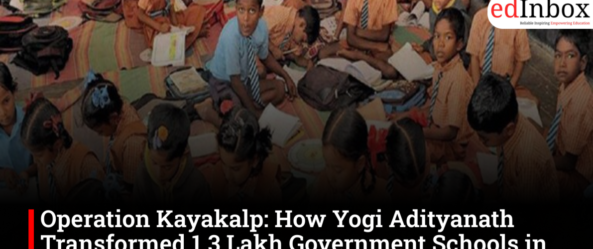 Operation Kayakalp: How Yogi Adityanath Transformed 1.3 Lakh Government Schools in Uttar Pradesh