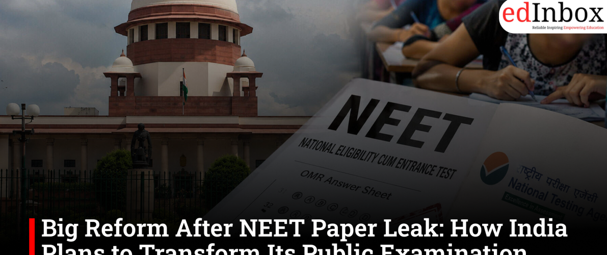Big Reform After NEET Paper Leak: How India Plans to Transform Its Public Examination System