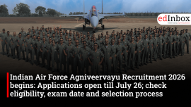 Indian Air Force Agniveervayu Recruitment 2026 begins: Applications open till July 26; check eligibility, exam date and selection process