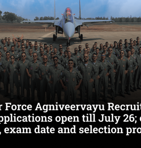 Indian Air Force Agniveervayu Recruitment 2026 begins: Applications open till July 26; check eligibility, exam date and selection process