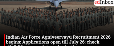 Indian Air Force Agniveervayu Recruitment 2026 begins: Applications open till July 26; check eligibility, exam date and selection process