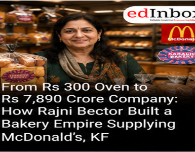 From Rs 300 Oven to Rs 7,890 Crore Company: How Rajni Bector Built a Bakery Empire Supplying McDonald’s, KFC