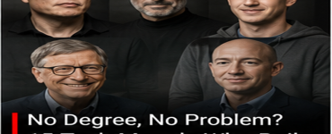 No Degree, No Problem? 15 Tech Moguls Who Built Billion-Dollar Companies