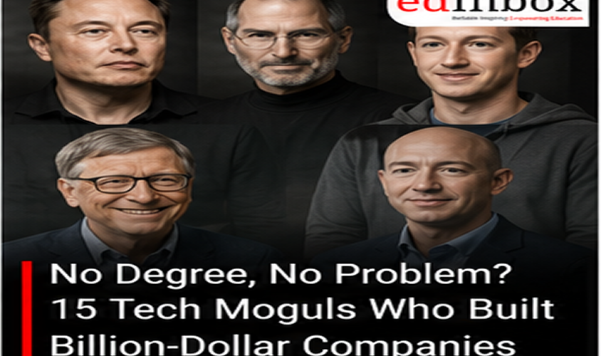 No Degree, No Problem? 15 Tech Moguls Who Built Billion-Dollar Companies