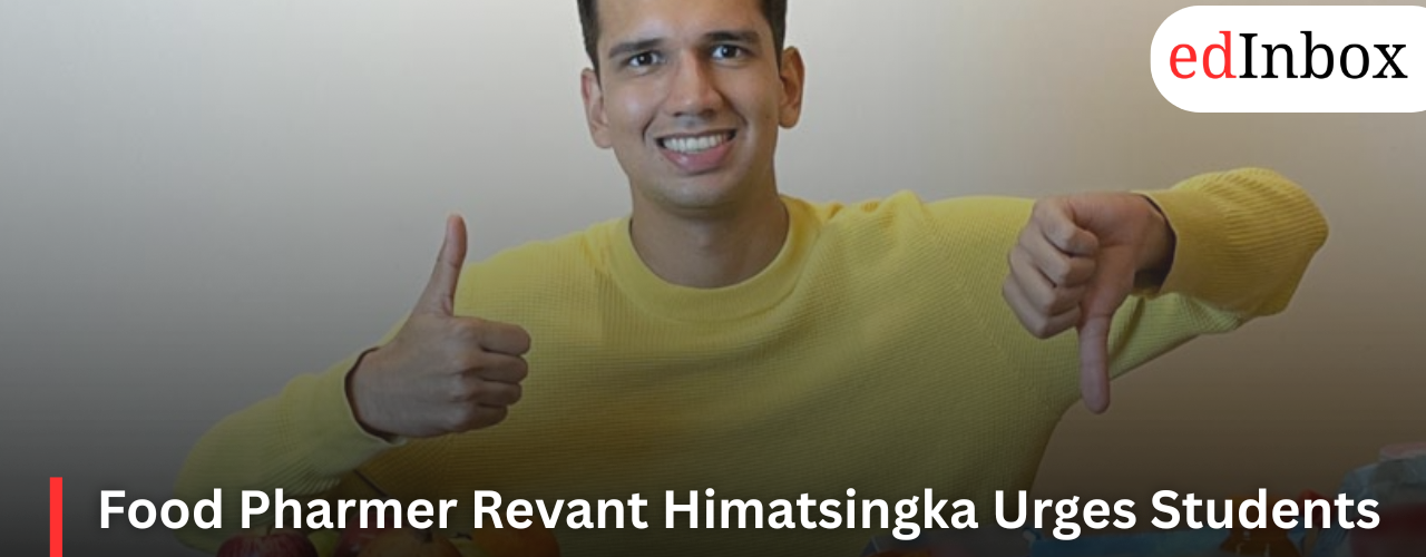 Food Pharmer Revant Himatsingka Urges Students to Become 'Health Literate' at Marwadi University