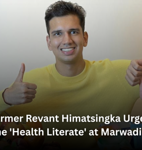 Food Pharmer Revant Himatsingka Urges Students to Become 'Health Literate' at Marwadi University