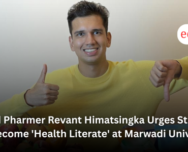 Food Pharmer Revant Himatsingka Urges Students to Become 'Health Literate' at Marwadi University