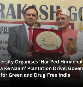 Shimla University Organises ‘Har Ped Himachal Ka Abhiman – Ek Ped Maa Ke Naam’ Plantation Drive; Governor Kavinder Gupta Calls for Green and Drug-Free India