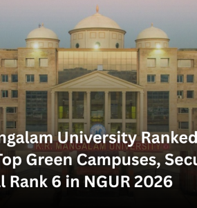 K.R. Mangalam University Ranked Among India's Top Green Campuses, Secures National Rank 6 in NGUR 2026