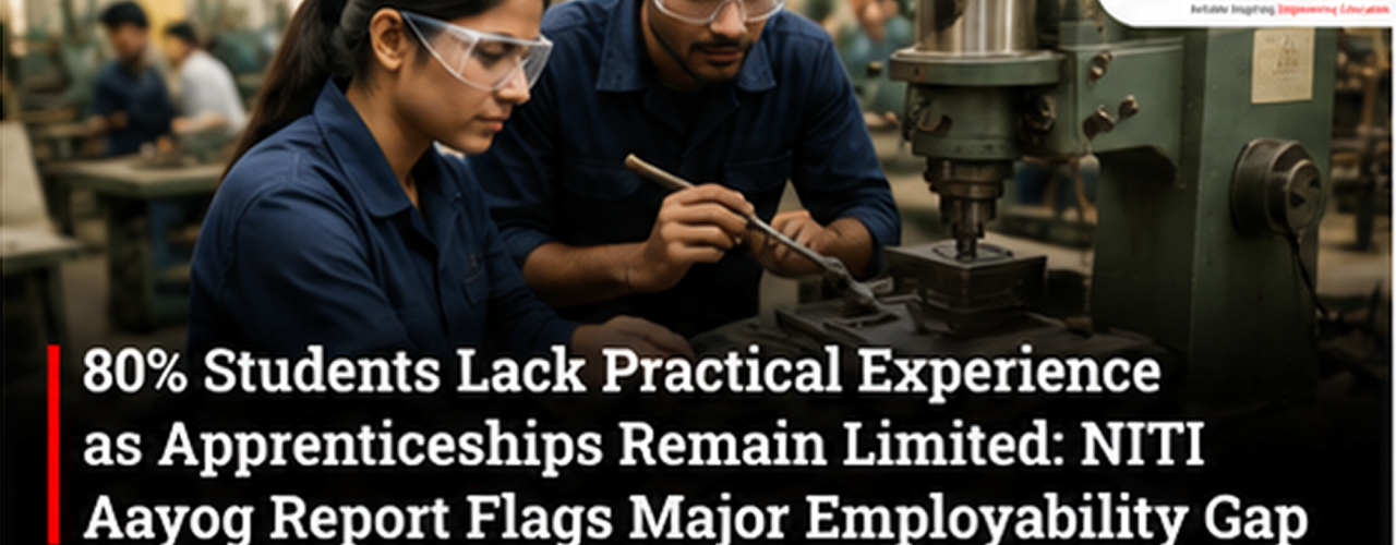 80% Students Lack Practical Experience as Apprenticeships Remain Limited: NITI Aayog Report Flags Major Employability Gap