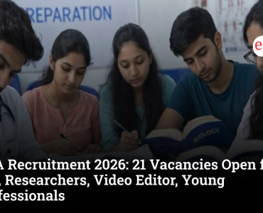NTA Recruitment 2026: 21 Vacancies Open for GM, Researchers, Video Editor, Young Professionals
