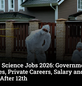 Forensic Science Jobs 2026: Government Vacancies, Private Careers, Salary and Best Courses After 12th