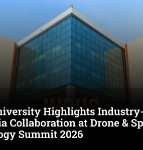 Indus University Highlights Industry-Academia Collaboration at Drone & Space Technology Summit 2026