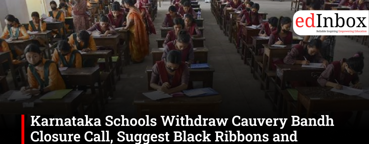 Karnataka Schools Withdraw Cauvery Bandh Closure Call, Suggest Black Ribbons and Classroom Discussions
