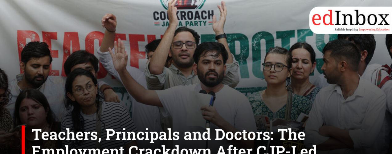 Teachers, principals and doctors faced suspension or termination after joining or supporting CJP-led protests, raising questions over dissent and service rules.