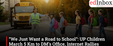 “We Just Want a Road to School”: UP Children March 5 Km to DM’s Office, Internet Rallies Behind Them