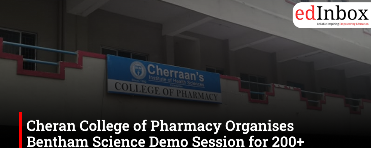 Cheran College of Pharmacy Organises Bentham Science Demo Session for 200+ Students