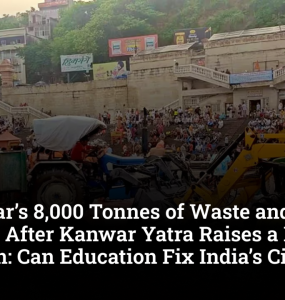 Haridwar’s 8,000 Tonnes of Waste and Bottles of Urine After Kanwar Yatra Raises a Bigger Question: Can Education Fix India’s Civic Sense?