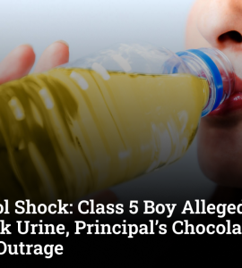 MP School Shock: Class 5 Boy Allegedly Made Girls Drink Urine, Principal’s Chocolate Remark Triggers Outrage