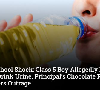 MP School Shock: Class 5 Boy Allegedly Made Girls Drink Urine, Principal’s Chocolate Remark Triggers Outrage