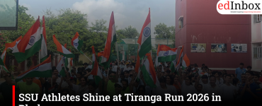 SSU Athletes Shine at Tiranga Run 2026 in Bhubaneswar
