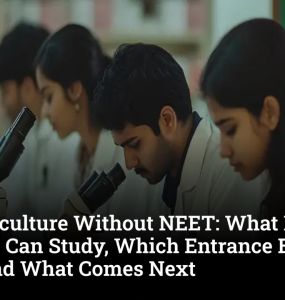BSc Agriculture Without NEET: What PCB Students Can Study, Which Entrance Exams Apply and What Comes Next
