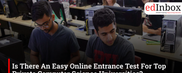 Is There An Easy Online Entrance Test For Top Private Computer Science Universities? 