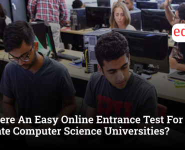 Is There An Easy Online Entrance Test For Top Private Computer Science Universities? 