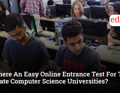 Is There An Easy Online Entrance Test For Top Private Computer Science Universities? 